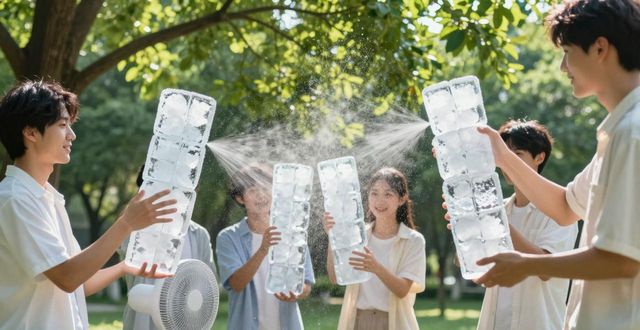 大冰块降温方法_长沙岳麓区夏季防暑降温大冰块_大冰块户外活动使用时长